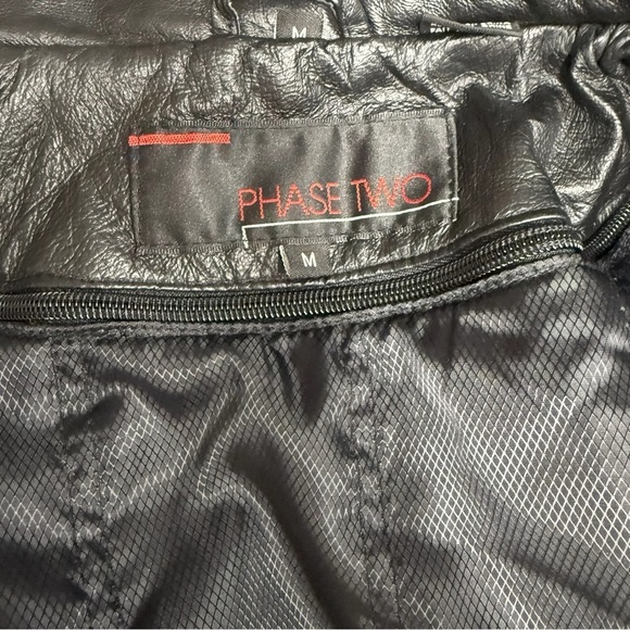 Phase Two Leather Jacket Size M - Picture 4 of 5